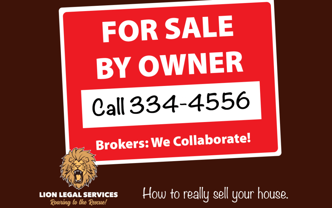A For Sale By Owner sign, for the article "How to really sell your house!"