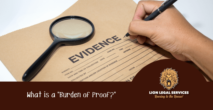 burden of proof meaning in telugu