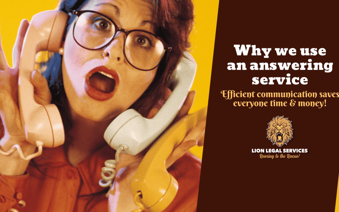 Why we use an answering service